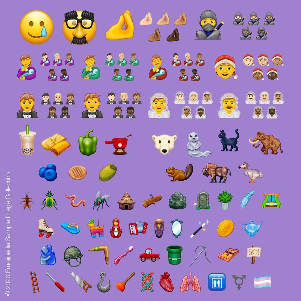 117 nouveaux emojis 2020