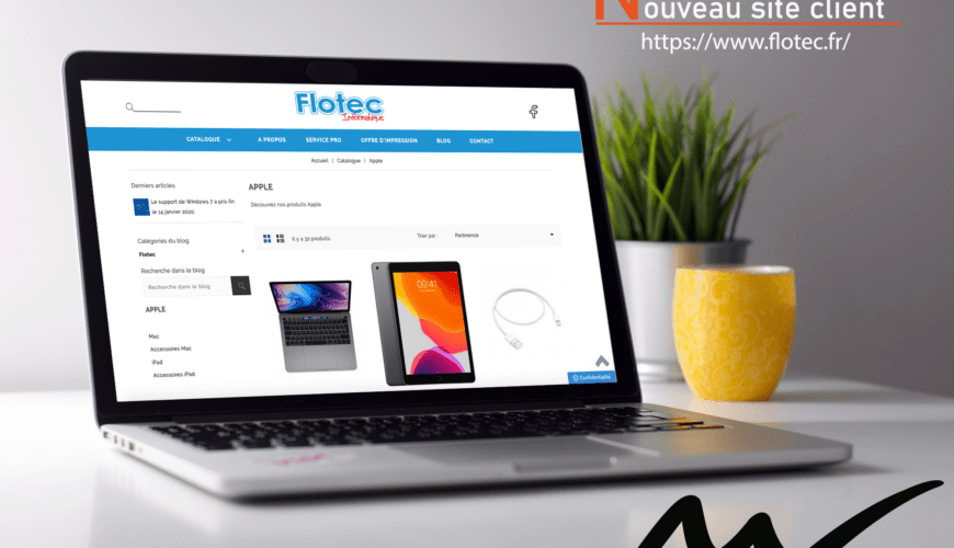 nouveau site e commerce flotec