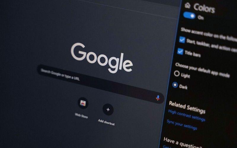 google dark mode