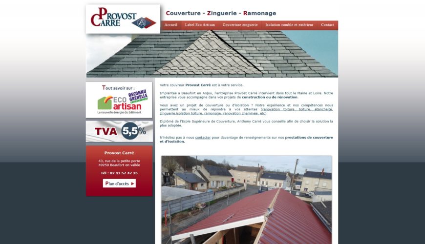 Provost Carré - Couvreur Beaufort en Vallée