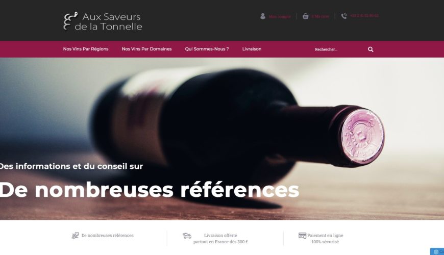Aux Saveurs de la Tonnelle - Site e-commerce Prestashop