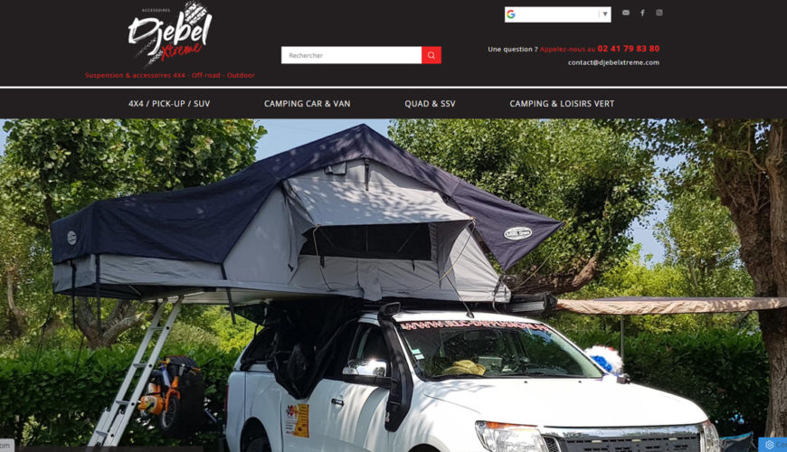 Djebel Xtreme - Accessoires de camping pour les 4X4