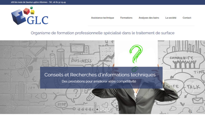 GLC Formation, organisme de formation professionnelle dans le traitement de surface