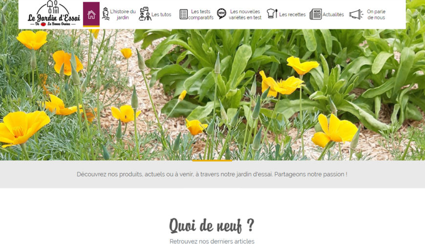 Le Jardin d'Essai - Blog de La Bonne Graine