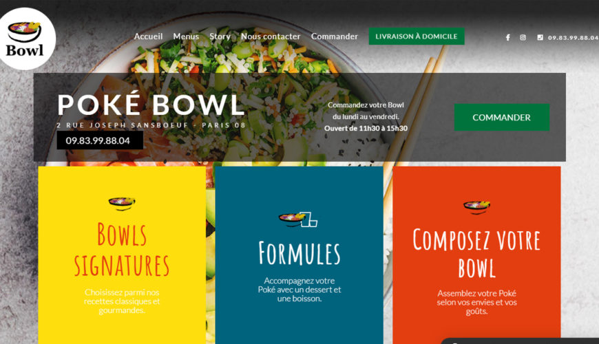 Restaurant Poké Bowl - 9 ème arrondissement de Paris