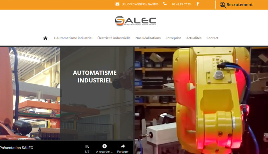SALEC - Spécialiste en automatisme, robotique et électricité industrielle