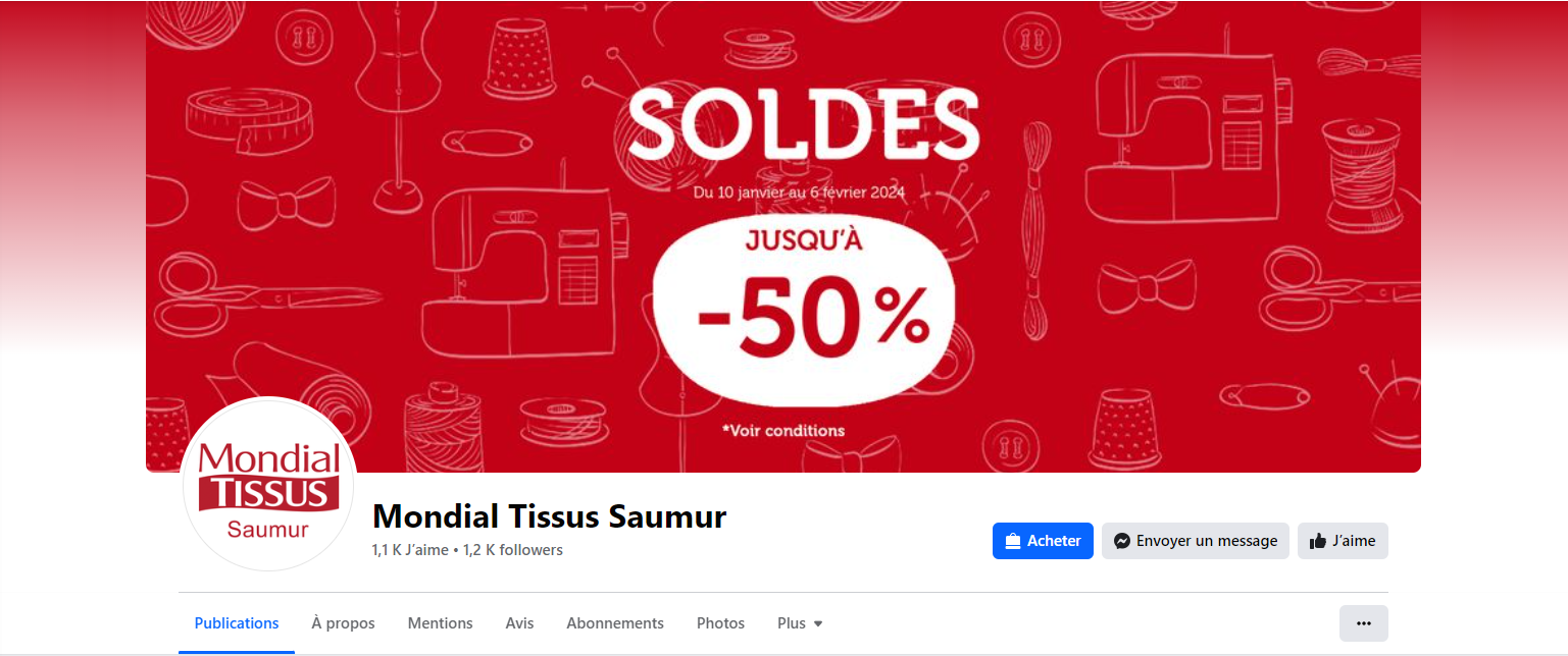 Mondial Tissus Saumur