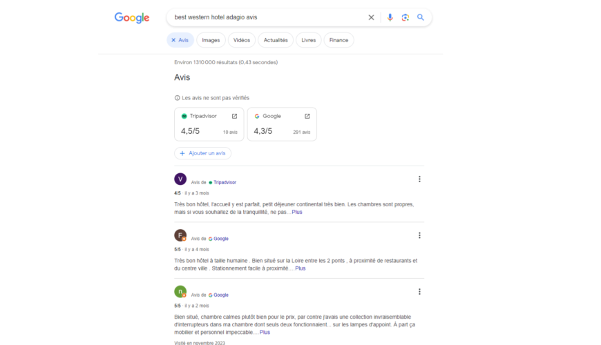 avis google les nouveautés