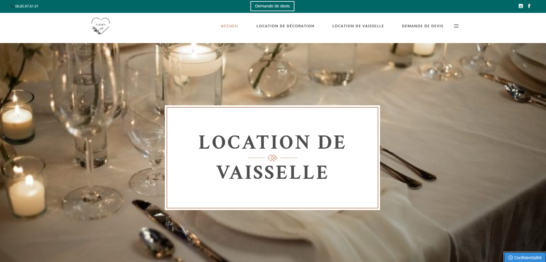 Location Déco Vaisselle