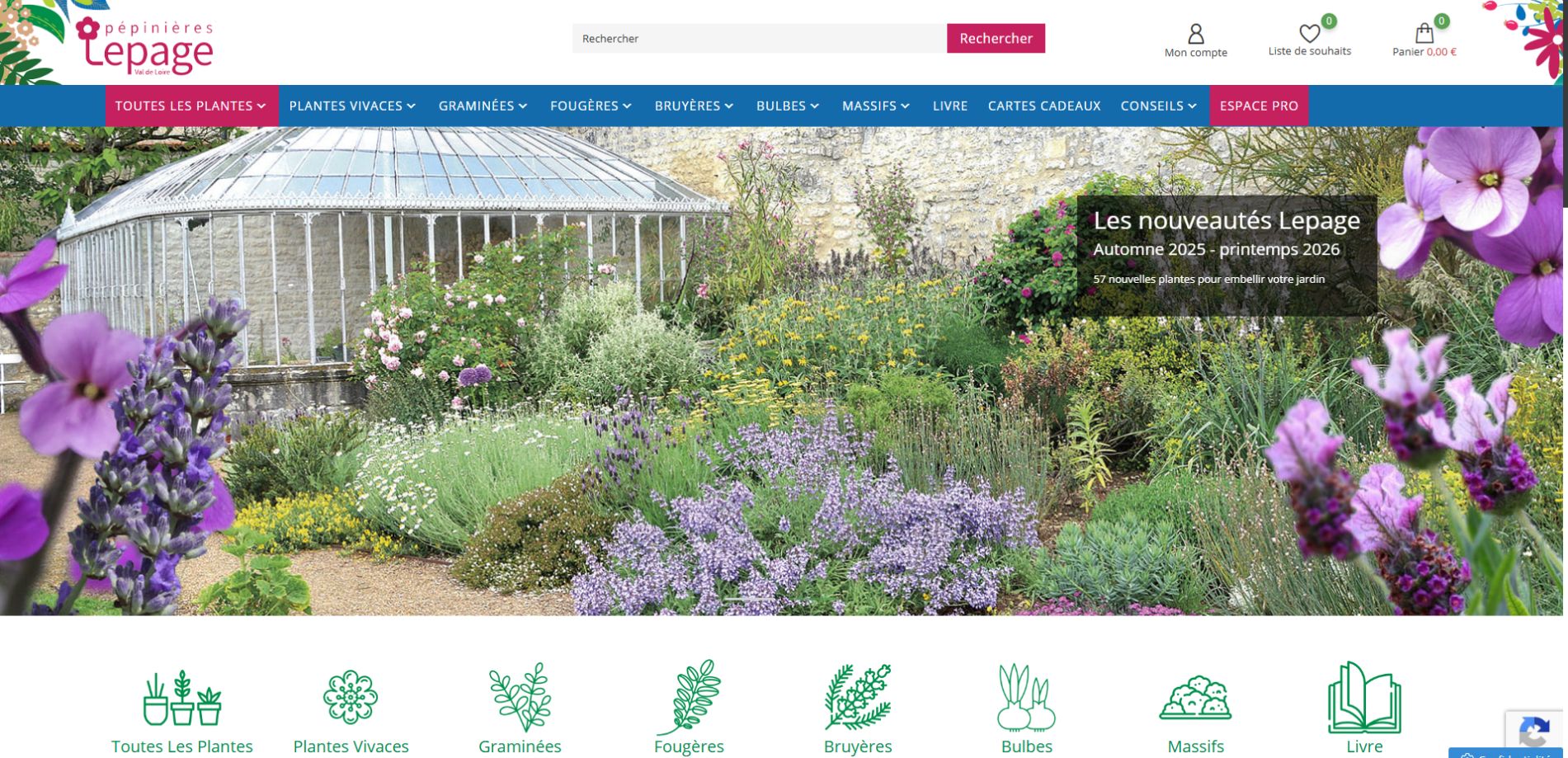 Pépinière Lepage vivaces
