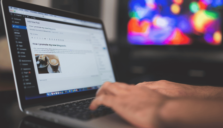interface wordpress ordinateur