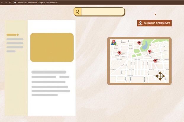 carte interactive site web