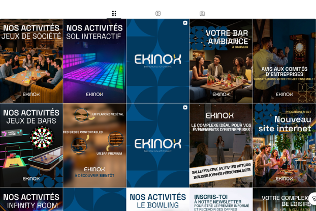 Gestion de réseaux sociaux – Ekinox