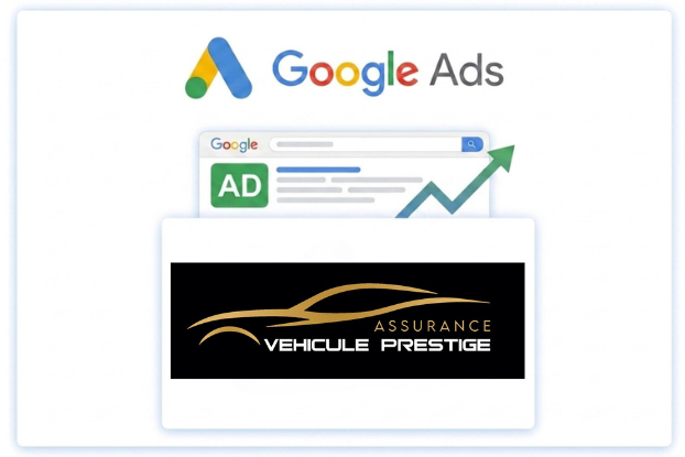 Campagnes Google Ads – Assurance Véhicule Prestige